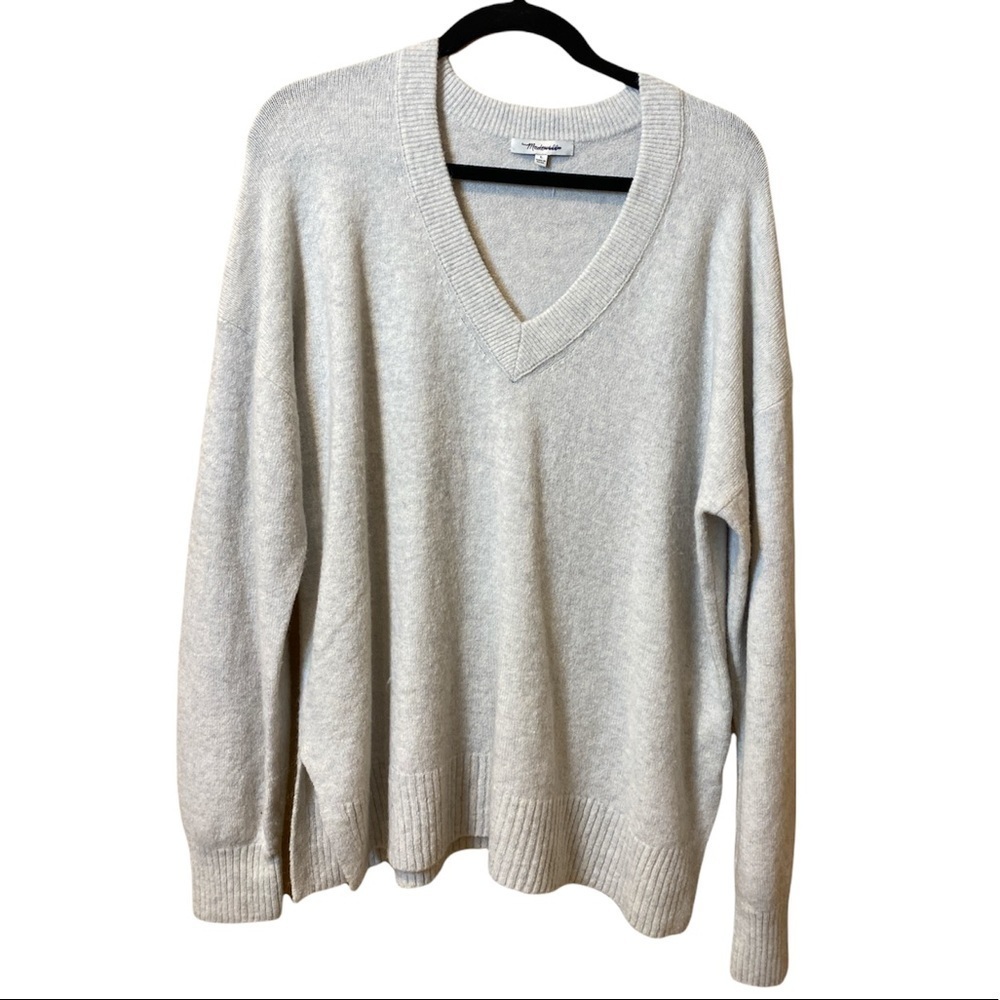 Madewell Large Grey Sweater - Picture 2 of 5